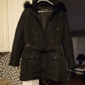 MICHAEL KORS BLACK WINTER COAT